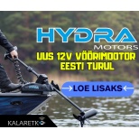 Uus 12V GPS-ga Hydra vöörimootor Eestis saadaval