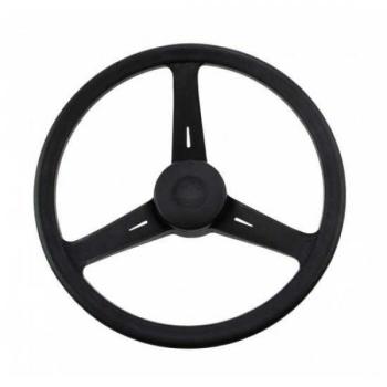 Boat steering wheel, black