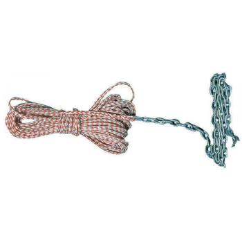 Anchor Line with Chain, 8mm, 30 m