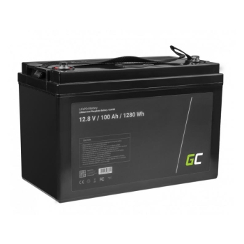 Lithium battery GREEN CELL LiFePO4 100Ah 12V