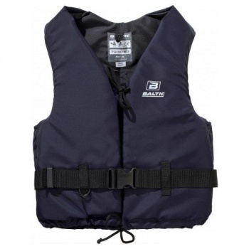 Safety jacket BALTIC Aqua, navy blue, 50 N, 90+ kg