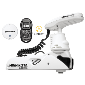 Elektrivöörimootor MINN KOTA Riptide Ulterra-80 iPilot, 60'' jalg, 24V, Bluetooth, valge, merevette