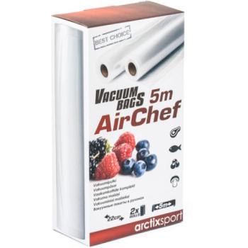 Vacuum bag ARCTIXSport AirChef, roll 5m x 22cm, 2 rolls in pack