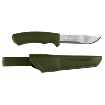 Knife MORAKNIV Bushcraft Forest, 11cm blade, plastic sheath