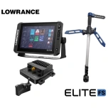 Live-Bundle LOWRANCE Elite FS 9 with ActiveTarget 2 and winter tripod