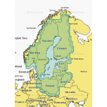 Merekaardid NAVIONICS+ NAEU644L Baltic Sea - meri + palju järvi