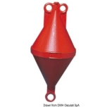 Two-cone blown buoy, 320x800mm, orange