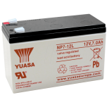 Gel-battery YUASA NP7-12L, 7Ah/12V 