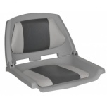 Seat Fisherman, foldable, grey, plastic