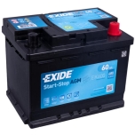 AGM-start battery EXIDE 60Ah 12V for cars and boats