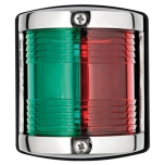 Navigation light OSCULATI Utility 85, red/green, stainless steel