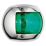 Navigation light OSCULATI, green, stainless steel