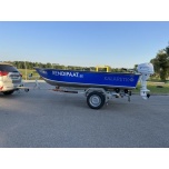 Boat rent 24h, 4.5m alu boat + 20hp Tohatsu 4str engine + trailer