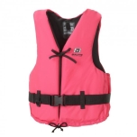 Safety jacket BALTIC Aqua, pink, 50 N, 50-70 KG