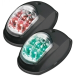 Navigation light EVOLED, green + red, 112,5°, black