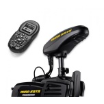 Электрический кормовой ГПС мотор MINN KOTA Powerdrive-55 iPilot, 54" нога, 12V, Bluetooth, пульт дистанционного управления, черного цвета, пресная вода