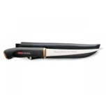 Fillet knife NORMARK File6, 15cm blade, leather cover, soft handle