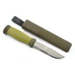 Knife MORAKNIV 2000 Green, 11cm blade, plastic sheath