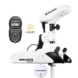 Electric Bow Mount Remote Control MINN KOTA Riptide Terrova-112 iPilot, 60" leg, 36V, Bluetooth, white, salt water