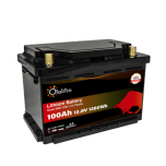 Liitiumaku OLALITIO LiFePO4 Underseat slim 12,8V 100Ah 279x175x189mm Smart bluetooth BMS