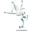 Электрический кормовой ГПС мотор MINN KOTA Riptide Ulterra-80 iPilot Link, 60'' нога, 24V, Bluetooth, пульт дистанционного управления, белого цвета, морская вода